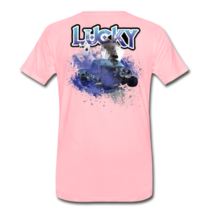 KC Turbos "Lucky" Men's T-Shirt - pink