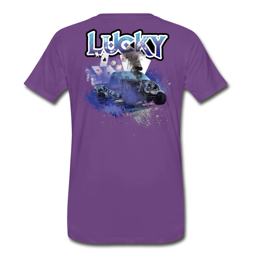 KC Turbos "Lucky" Men's T-Shirt - purple