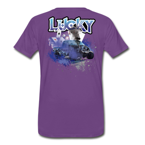 KC Turbos "Lucky" Men's T-Shirt - purple