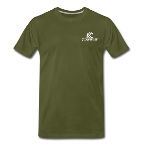 KC Turbos "Lucky" Men's T-Shirt - olive green