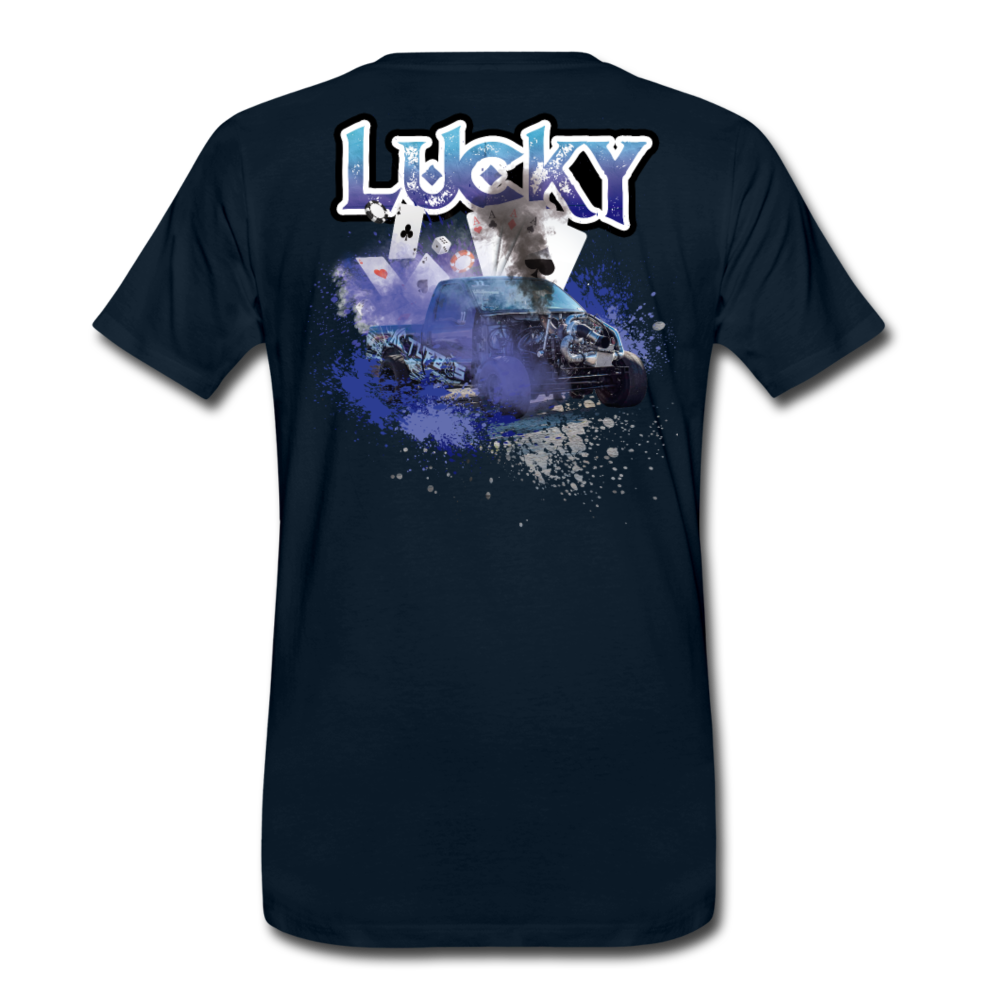 KC Turbos "Lucky" Men's T-Shirt - deep navy