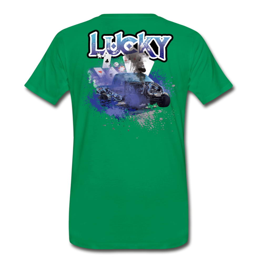 KC Turbos "Lucky" Men's T-Shirt - kelly green