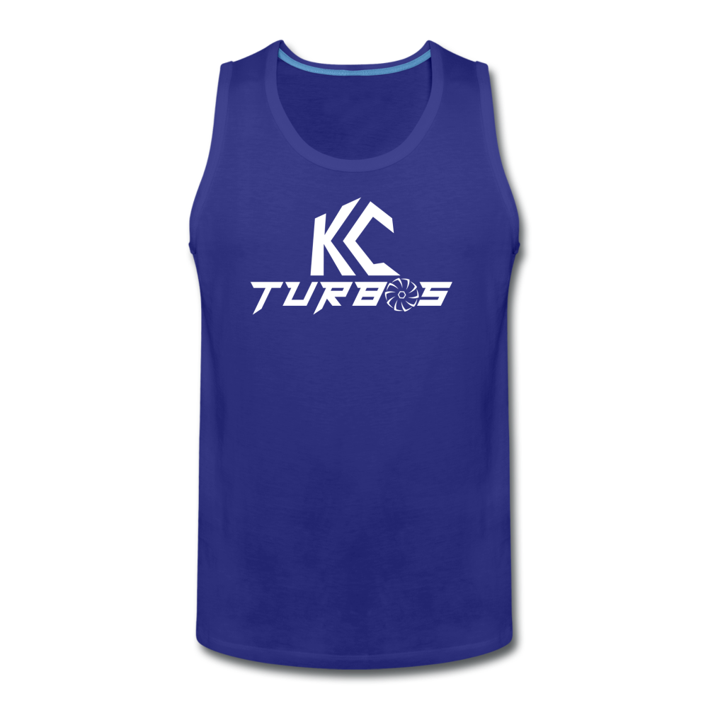 KC Stacked Logo Men’s Tank - royal blue