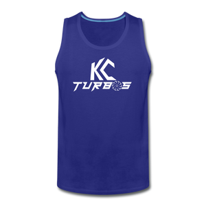 KC Stacked Logo Men’s Tank - royal blue